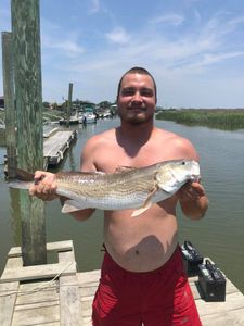 A single fishing enthusiast enjoying the great outdoors in FL