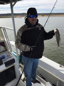 Angler fishing at Holmes Beach