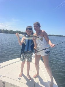 Spent a relaxing day fishing on the lake.