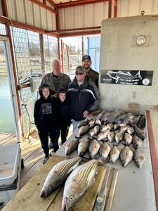 Family striped bass catch!