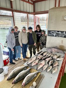 Epic striped bass day!