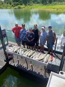 Group Fishing Charter fishing for Striped Bass