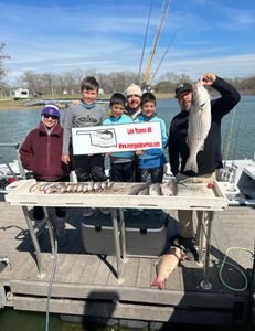 Reeling in the prize! striper guides lake texoma