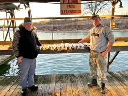 Two people fishing in OK