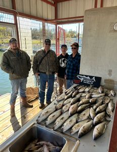 People enjoying fishing at Madill