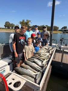 Nine anglers fishing in OK