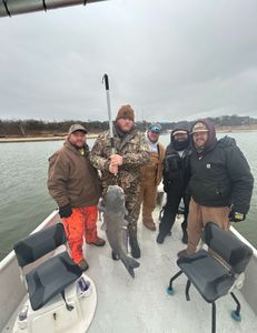 Blue catfish caught during fishing trip in OK