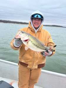 Largemouth bass caught in Madill