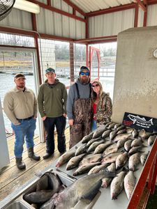 A massive blue catfish caught in Madill