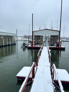 Scenic view of Madill fishing location