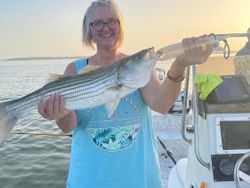 Striped bass caught in Madill