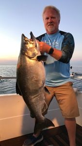 Angler with big fish in NY