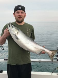 Coho salmon, fishing in NY