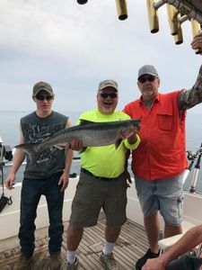 A huge rainbow trout caught while fishing in Burt