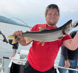 Bull Trout caught while fishing at Lake George