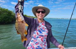 Person fishing in Florida enjoying a great outdoor adventure