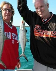 Two people fishing in Jensen Beach