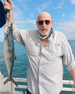 King Mackerel, a 20-inch big fish, caught during a fishing tour in Jensen Beach