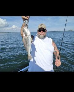 One angler fishing on the Jensen Beach