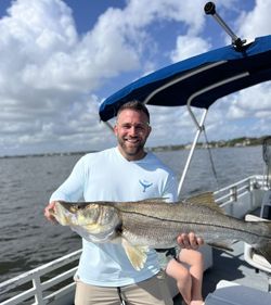 Snook fish caught during fishing tour in Jensen Beach