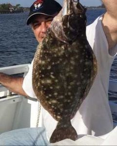 Southern Flounder, 25-inch fish caught while fishing in FL