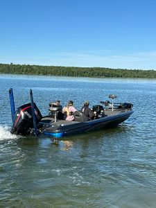 A person fishing in Minnesota