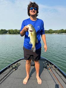 Largemouth bass caught while fishing in Minnesota