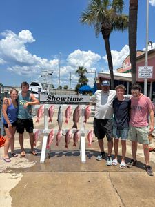 Five people fishing in Florida
