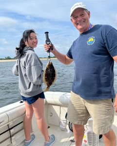 Epic fishing adventure on Sandy Hook Bay! Flounder