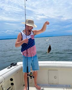 Angler fishing in New Jersey