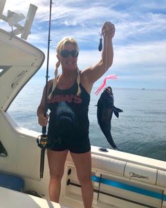 A person fishing in NJ