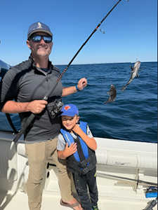Two people fishing in New Jersey