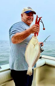 One fisherman's catch in New Jersey