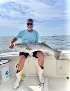 A person fishing in New Jersey
