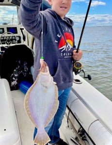 One person fishing in New Jersey