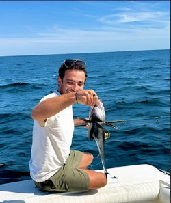 Gafftopsail sea catfish caught while fishing on Port Monmouth Road