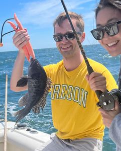 Catch of the day: 12-inch sea bass, fishing in NJ