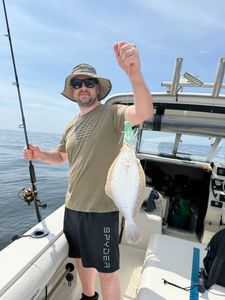 Southern Flounder caught on fishing trip at Port Monmouth Road