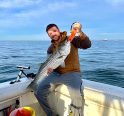 Striped bass caught fishing in NJ
