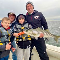 Striped bass caught fishing in NJ