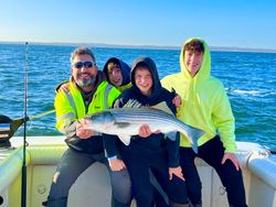 Striped bass caught while fishing in NJ