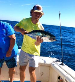 Angler posing with their catch in NJ