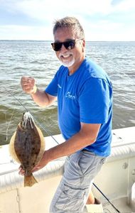 Summer flounder caught fishing in Port Monmouth Road NJ waters