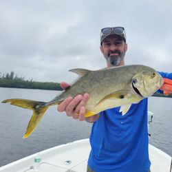 A Crevalle Jack fish caught while fishing in FL