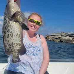 Gag Grouper caught while fishing in Tampa