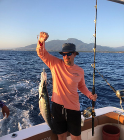 Angler with single large fish in Puerto Plata