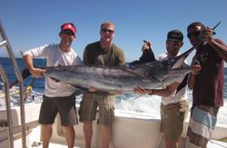 Four anglers fishing in Puerto Plata