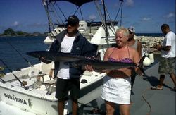 3 people fishing in Puerto Plata