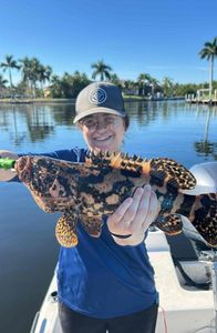 Angler posing with catch in Punta Gorda