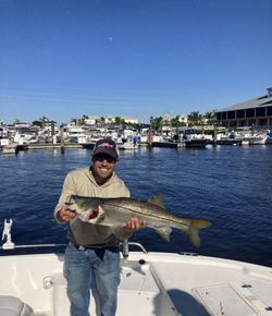 A lone Snook, a 28-inch fish, caught while fishing in Punta Gorda